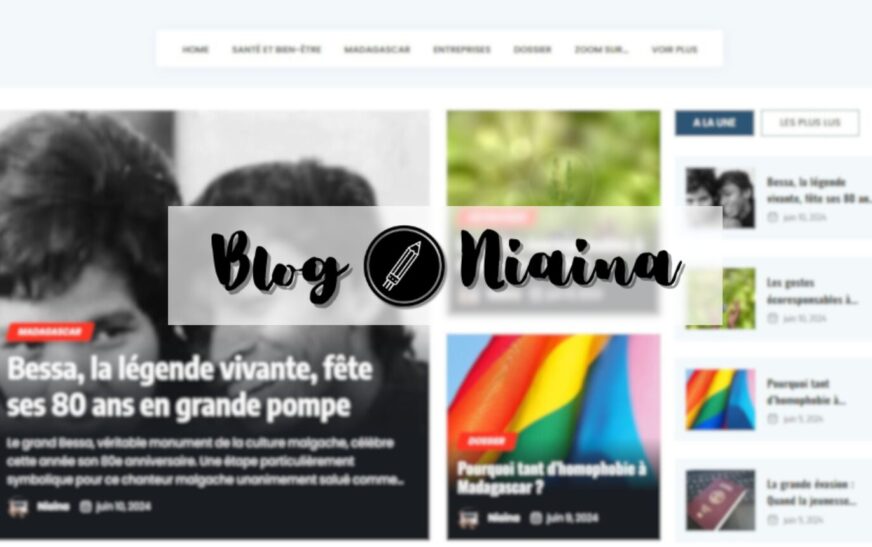 nouveau design blog de niaina