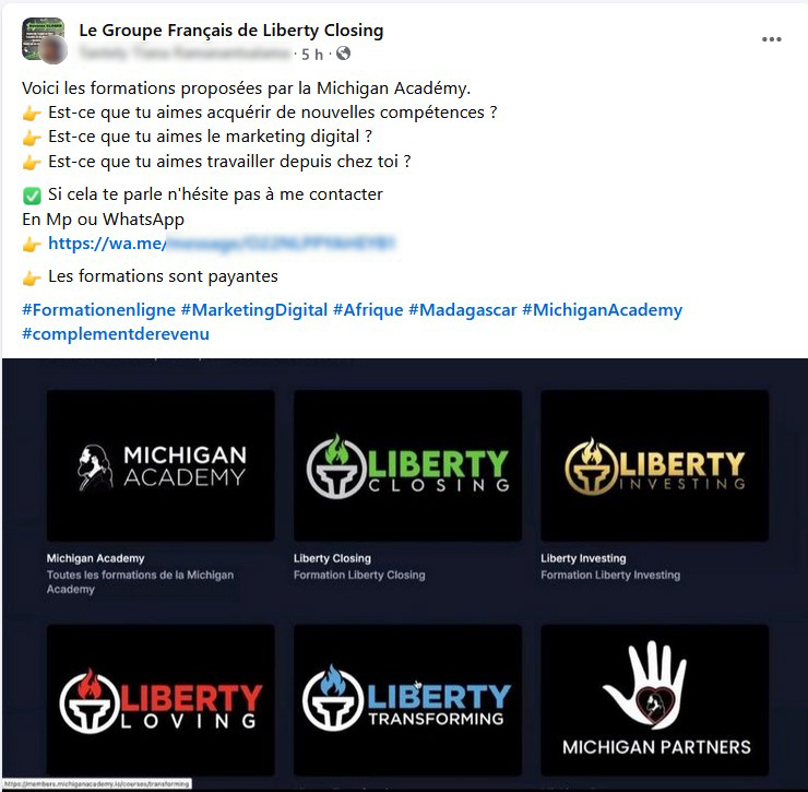 liberty closing madagascar